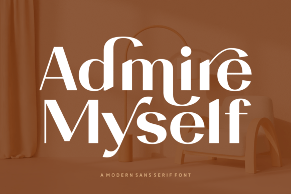 Admire Myself: Elevating Modern Design with Elegant Typography