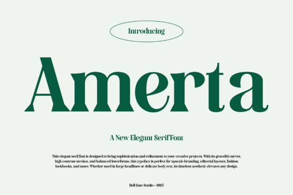 Amerta: The Modern Typeface for Brand Versatility