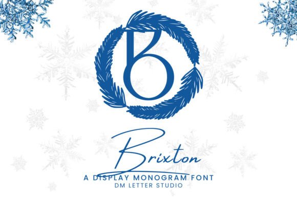 Brixton Monogram: The Modern Font for Elegant Branding