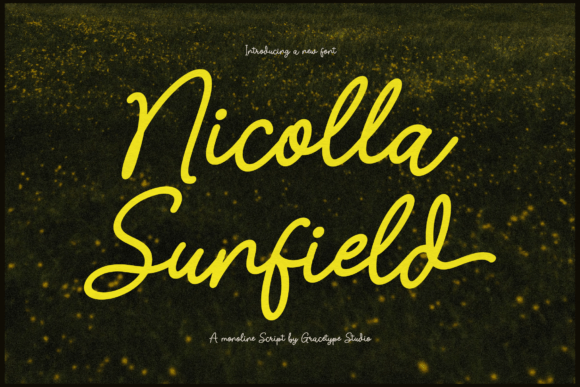 Discovering the Organic Elegance of the Nicolla Sunfield Typeface