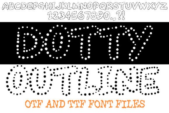 Dotty Outline: Whimsical Typography for Impactful Design