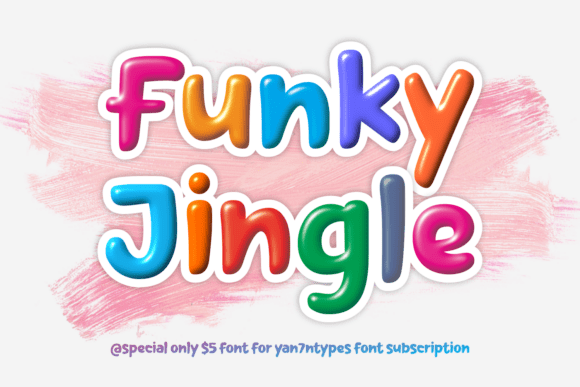 Funky Jingle: The Display Font for Playful, High-Impact Design