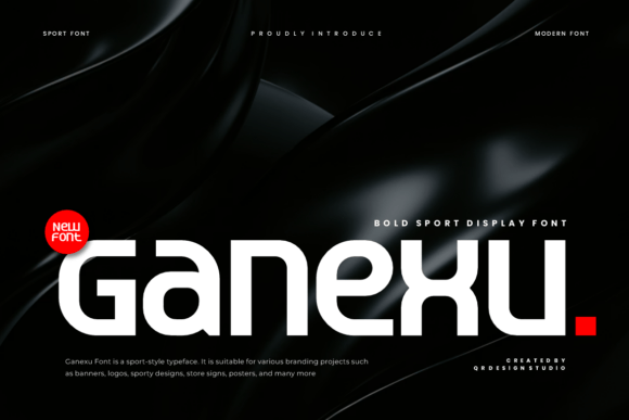 Ganexu: The High-Velocity Typeface for Modern Branding