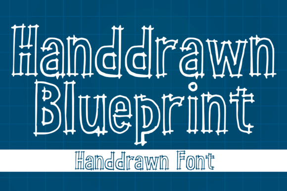 Handdrawn Blueprint: A Typeface with Creative Energy