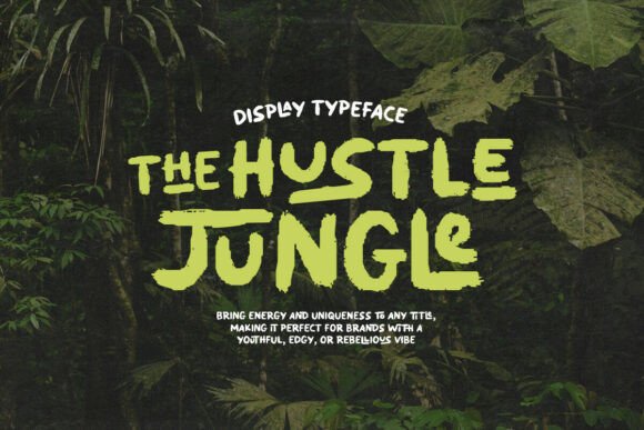 Hustle Jungle: Unleash Raw Energy in Your Designs