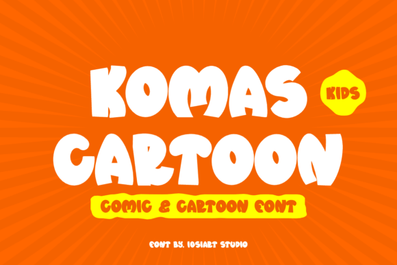Komas Cartoon: Inject Playful Energy into Your Designs