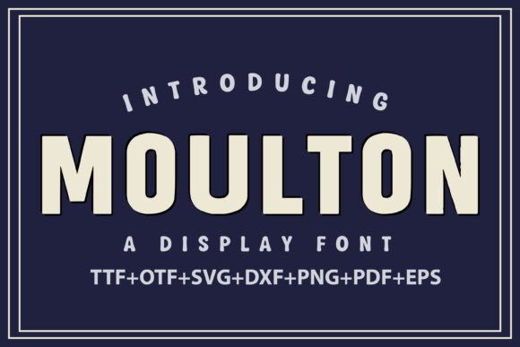 Moulton: The Bold All-Caps Typeface for Powerful Branding