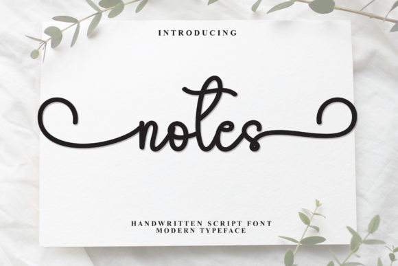 Notes: Elevating Your Design with Modern Handwritten Elegance