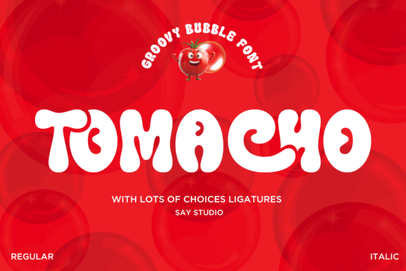 Tomacho: A Groovy Font for Modern Design Projects