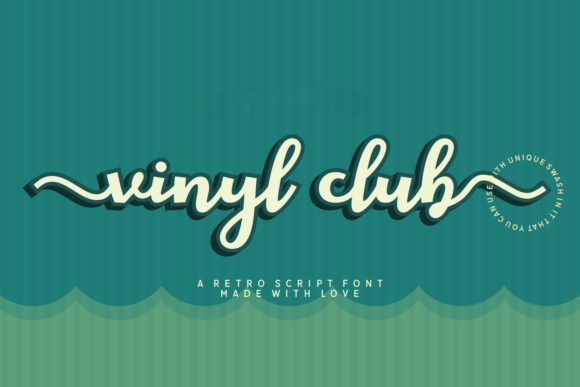 Vinyl Club: The Retro Script Font Elevating Modern Design