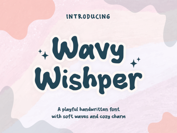 Wavy Wishper: The Handwritten Font for Soft Branding